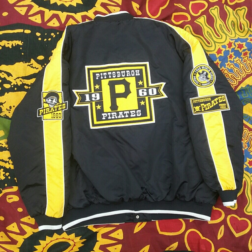 Pittsburgh Pirates Satin Jacket sz 3x